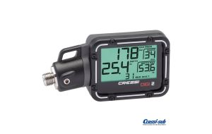 Cressi Sub DIGI 2 per la subacquea manometro con profondimetro