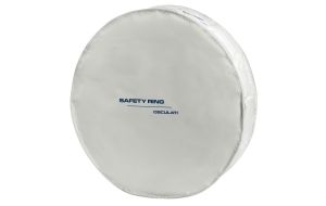 Contenitore in tessuto per salvagente anulare BIANCO