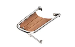 Delfiniera in Teak Plancetta di Prua Cm 680x395x280