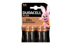 Pile Duracell tipo stilo AA Blister 4 pile