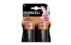 Pile Duracell tipo torcia D Blister 2 pile