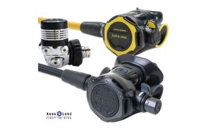 Erogatore Aqualung Leg3nd Elite Black DIN con Octopus