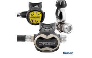 Erogatore Cressi Sub T10-SC PVD MASTER INT Con Octopus