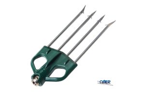 Fiocina Omer 4 Punte per aste Ø 7 mm con fermo