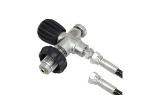 Frusta 1 metro attacco DIN per compressore ricarica bombole