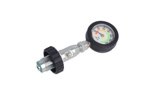 Manometro di superficie per bombole con attacco DIN