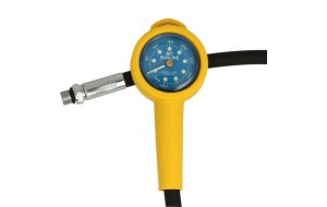Manometro subacqueo Sunline Vale DOT Ø 50mm Giallo-Blu 400bar
