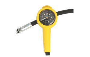 Manometro subacqueo Sunline Vale DOT Ø 50mm Giallo-Nero 400bar