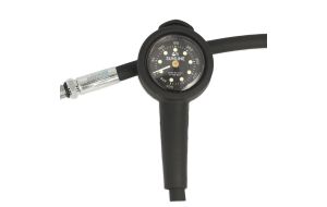 Manometro subacqueo Sunline Vale DOT Ø 50mm Nero-Nero 400bar