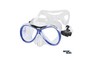 Maschera Seac Sub Capri Junior trasparente - blu