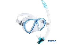 Maschera Cressi Sub Ocean Clear con aeratore Gamma con valvola