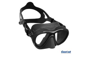 Maschera Cressi Sub Quantum Nero-Nero anti appannamento
