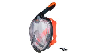 Maschera Seac Sub unica full-mask size l/xl colore nero-orange