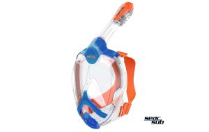Maschera Seac Sub unica full-mask size  s/m colore blu-orange