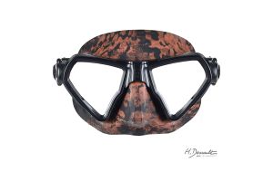 Maschera H.Dessault by C4 Element Camo Fire Red