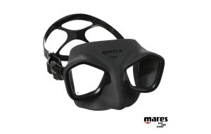 Maschera Mares Viper nera ideale per l'apnea e la pesca sub