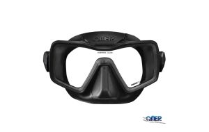 Maschera Omer Apnea by Momodesign nera lente chiara