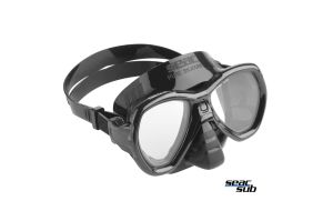 Maschera Seac Sub Elba Nero-Nero in silicone