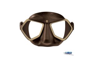 Maschera Omer Wolf Brown in silicone