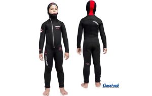 Muta per Bambini Cressi sub Diver 5 mm con cerniera