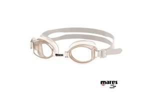 Occhiali per nuoto Mares Rocket in silicone trasparente