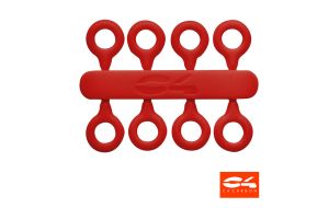 O-Ring per alette C4 Rosso 60 Shore Busta 8 pezzi