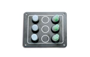 Pannello elettrico 3 interruttori mm 100x90 IP64