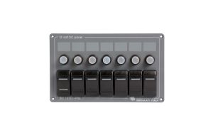 Pannello Elettrico per Barca 7 Interruttori Orizzontale