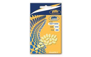 Perline ovali fluorescenti in busta 20pz