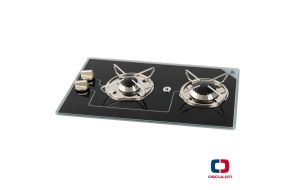 Piano cottura 2 Fuochi cm 50x30 con fermapentole