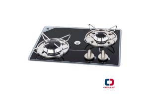 Piano cottura 2 Fuochi cm 38x28 con fermapentole