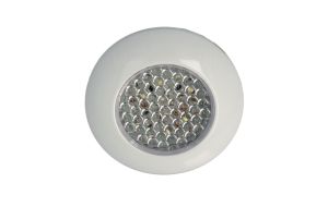 Plafoniera da incasso 9 Led in ABS bianco 12V IP40