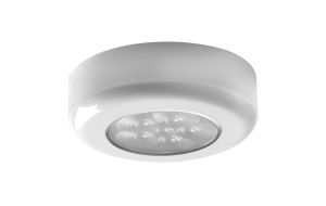 Plafoniera Luce LED Ø 77mm corpo ABS 75 Lumen IP67
