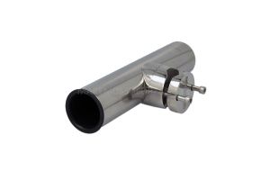 Portacanna Per Barca in Acciao Inox Per T-Top e Roll Bar 