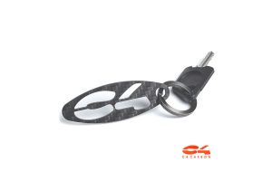 Portachiavi in Carbonio con Logo C4