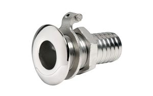 Scarico a mare Inox 316 con portagomma