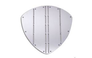 Piastra di protezione della prua in Acciaio Inox mm 347x345