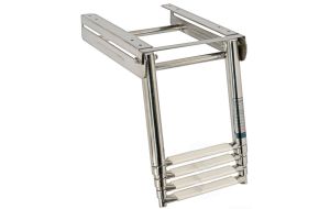 Scaletta a scomparsa per Plancetta 4 Gradini 115 cm