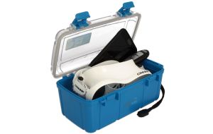 Scatola stagna Lalizas Sea Shell cm 22x13x88 Blu