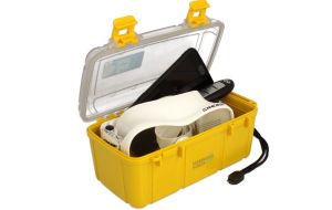 Scatola stagna Lalizas Sea Shell cm 22x13x88 Giallo