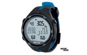 Computer Subacqueo Seac Sub Action HR Black and Blue