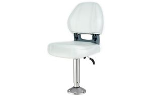 Sedile per Barca ammortizzato Scirocco Bianco Altezza regolabile