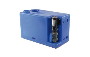 Serbatoio Acque nere 77 Litri con maceratore 12V cm 65x33x40h