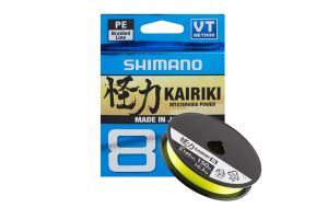 Trecciato per la pesca Shimano Kairiki 8 Metri 300 Giallo