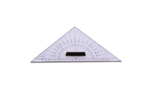 Squadretta nautica per carteggio con maniglia