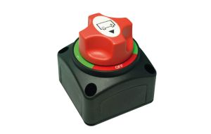 Deviatore stacca batteria per 1 o 2 batterie compatto