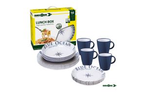 Set stoviglie Brunner Lunch Box Blue Ocean 16 pezzi