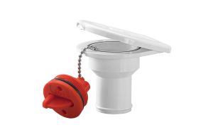 Tappo imbarco per serbatoi carburante con sportello