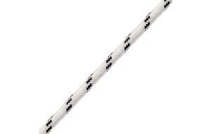 Treccia in poliestere bianca con spia